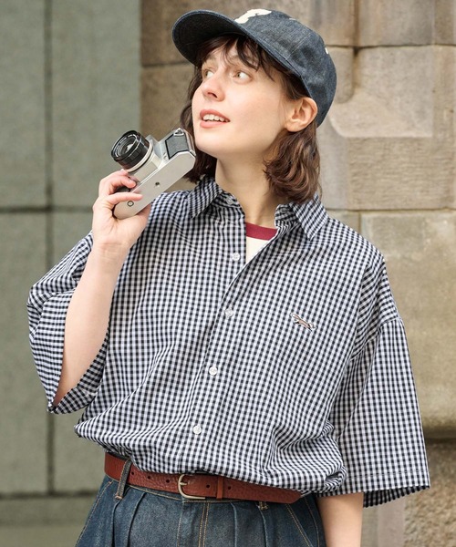 andperse ネイビー モックシャツMサイズ！美品 楽天市場】アンパスィ and per se 半袖モックネックシャツの通販