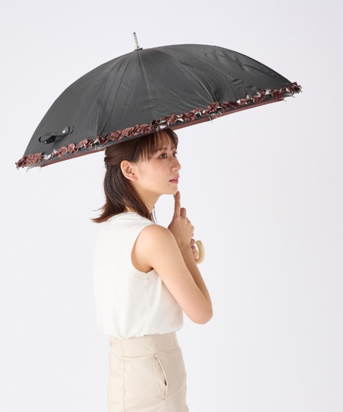 estaa 傘 遮光 UV 晴雨兼用日傘 二階建て 断熱パラソル