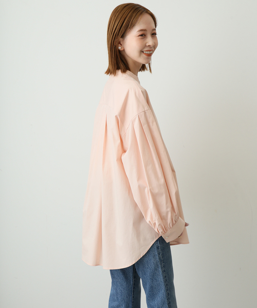 ブラウス シャツ 「WOMEN」コットンタイプライター バンドカラーブラウス レディース WOMEN】コットンタイプライター バンドカラーブラウス / J.PRESS
