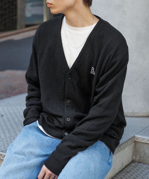 カーディガン 「UNISEX」ALAND／ウールカーディガン 2975000 レディース メンズ ALAND カーディガン 「UNISEX」ALAND／ウールカーディガン