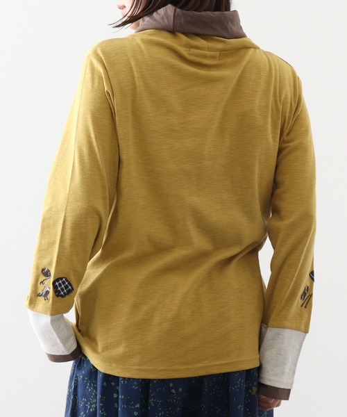 tシャツ EMAGO 袖切替えタートル レディース Emago tシャツ EMAGO 袖切替えタートル レディース : ZOZOTOWN