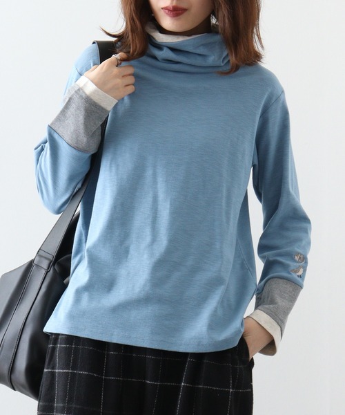 tシャツ EMAGO 袖切替えタートル レディース Emago tシャツ EMAGO 袖切替えタートル レディース : ZOZOTOWN
