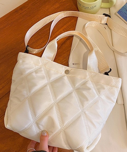 Mignonjour トートバッグ Mignonjour/キルトミニトートバッグ M2246