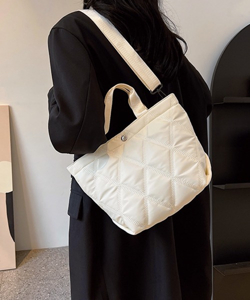 Mignonjour トートバッグ Mignonjour/キルトミニトートバッグ M2246