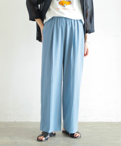 NOMBRE IMPAIR パンツ トラッカーツイル 8分丈パンツ レディース