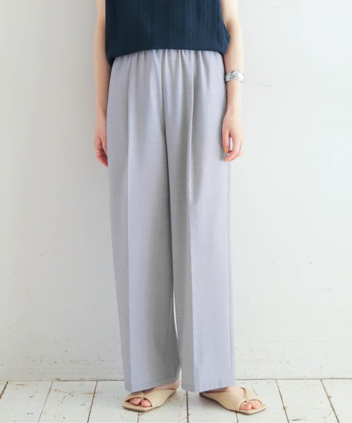 NOMBRE IMPAIR パンツ トラッカーツイル 8分丈パンツ レディース