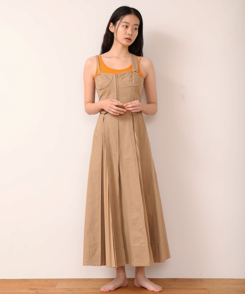 CASA FLINE 「CASA FLINE」 キャミソールワンピース FREE ベージュ 