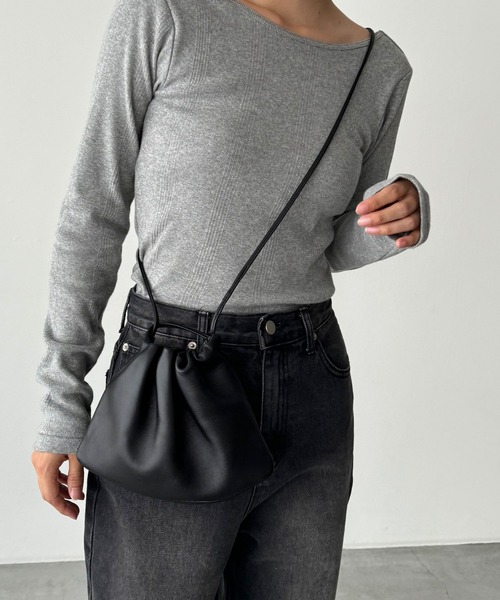 CANAL JEAN ショルダーバッグ バッグ El mar レザーミニ