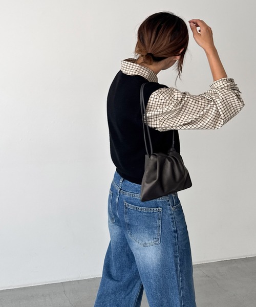CANAL JEAN ショルダーバッグ バッグ El mar レザーミニ