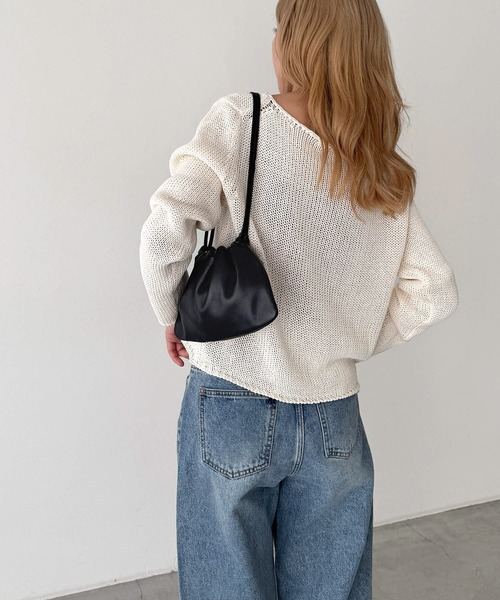 美品　キャナルジーン　レザーショルダーバッグ　送料込 CANAL JEAN（キャナルジーン） ショルダーバッグ バッグ El mar