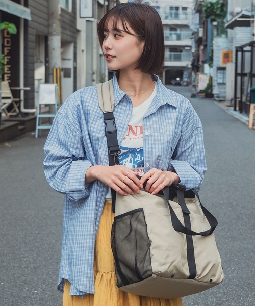 KiU（キウ） トートバッグ 大きめ 大容量マルチパーパス3WAYトート