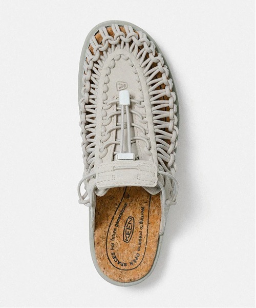 KEEN グレー 編み込みサンダル KEEN サンダル KEEN/キーン UNEEK 2 OT WOMEN レディース