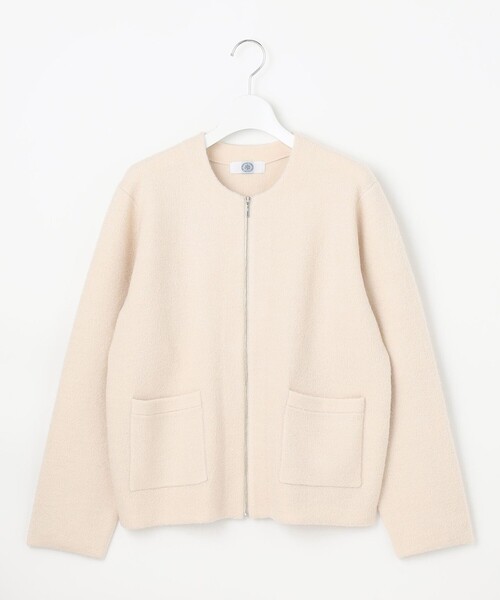 【福袋セール】の商品 カーディガン J.PRESS 「洗える」BOUCLE アウター ニット ジャケット・アウター