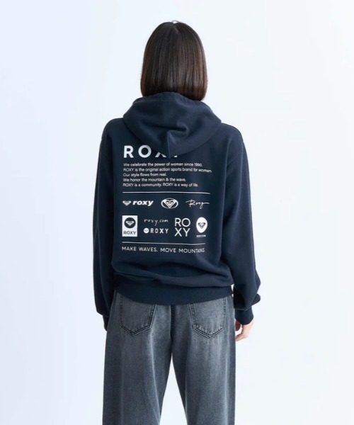 ROXY パーカー OUR STYLE FLOW HOODI/ロキシーバックプリント