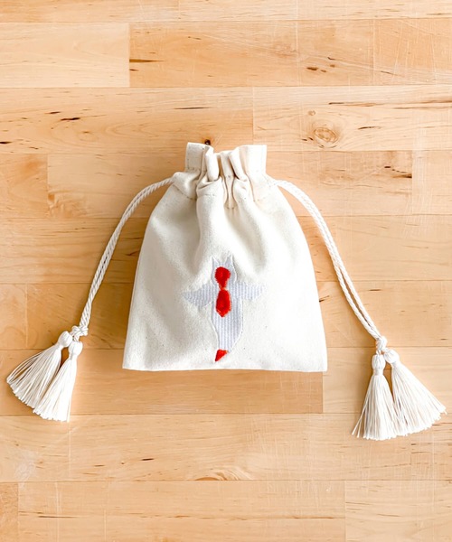 flapper_bags ラッピング アニマル刺繍巾着ポーチ4 : ZOZOTOWN Yahoo