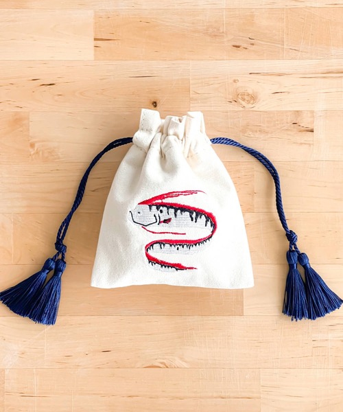 flapper_bags ラッピング アニマル刺繍巾着ポーチ4 : ZOZOTOWN Yahoo