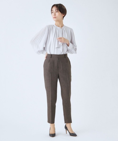 SUIT SELECT スラックス パンツ 「洗えるテーパードパンツ