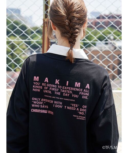 tシャツ 「チェンソーマン」マキマ UNISEX TEE レディース jouetie tシャツ 「チェンソーマン」マキマ UNISEX TEE