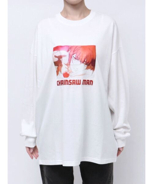 チェンソーマン　マキマ　ロングTシャツ　Mサイズ jouetie tシャツ 「チェンソーマン」マキマ UNISEX TEE