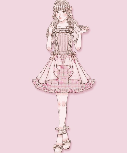 mellfy memory（メルフィーメモリー） スカート Sweet fragrance doll