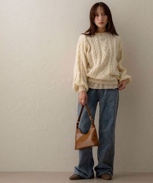 NOAHL（ノアル） ニット セーター 「NOAHL」ケーブルニット レディース