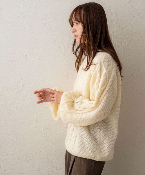 NOAHL（ノアル） ニット セーター 「NOAHL」ケーブルニット レディース