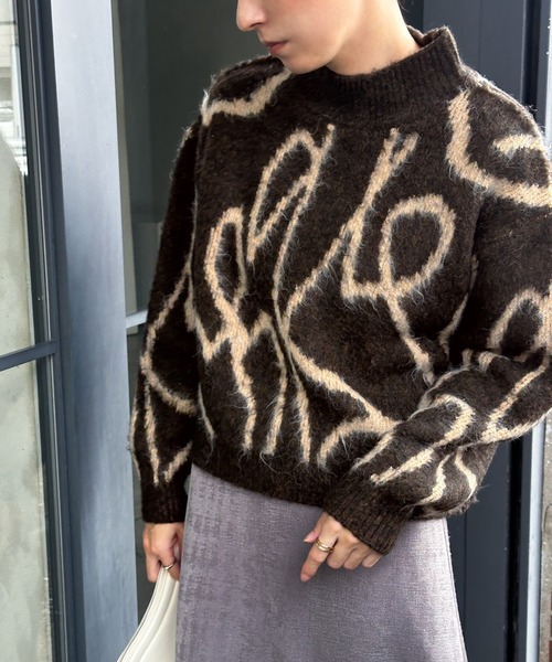 select MOCA（セレクトモカ） ニット セーター ニュアンスライン