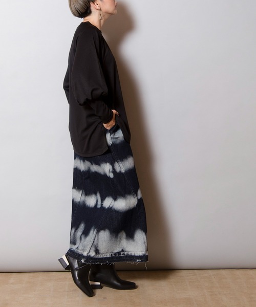 OSMOSIS スカート ブリーチデニムスカート : ZOZOTOWN Yahoo!店