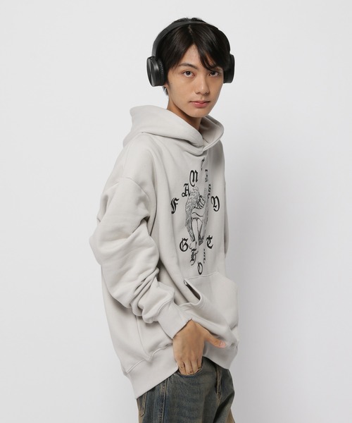 パーカー 「UNISEX」niceghostclub／クライングエンゼルフーディー（ウラケ） レディース メンズ NICE GHOST CLUB パーカー 「UNISEX」niceghostclub／クライング