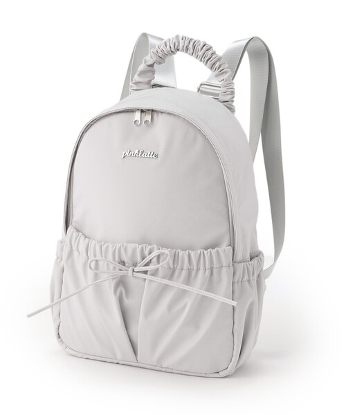 ●PARFUM DE LAUBE●SAC TUTU リュック リボン 可愛い 韓国人気 PINK-latte リュック リボンギャザーリュック キッズ 子供