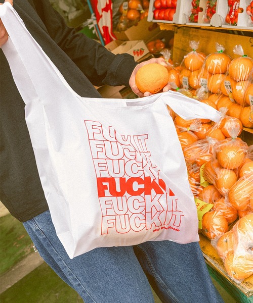 always エコバッグ　fuckthisindustry FUCK IT PACKABLE BODEGA BAG AC00476 エコバッグ サブバッグ