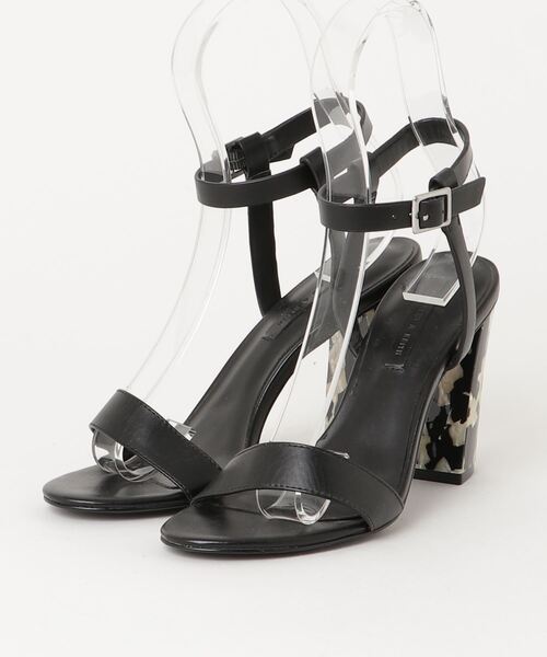 CHARLES & KEITH ブラックハイヒール 36 CHARLES ＆ KEITH 「charles&keith」 ヒールサンダル 36