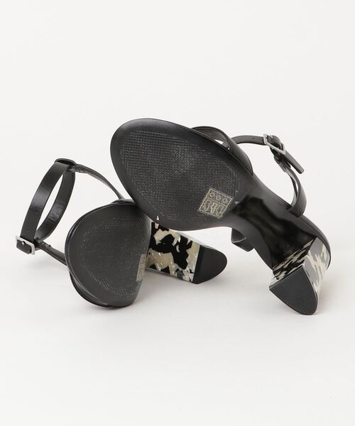 CHARLES & KEITH ブラックハイヒール 36 CHARLES ＆ KEITH 「charles&keith」 ヒールサンダル 36
