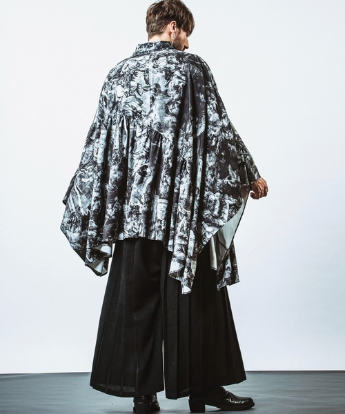 NO ID.（ノーアイディー） シャツ 「NO ID.」Asymmetry Gather Poncho
