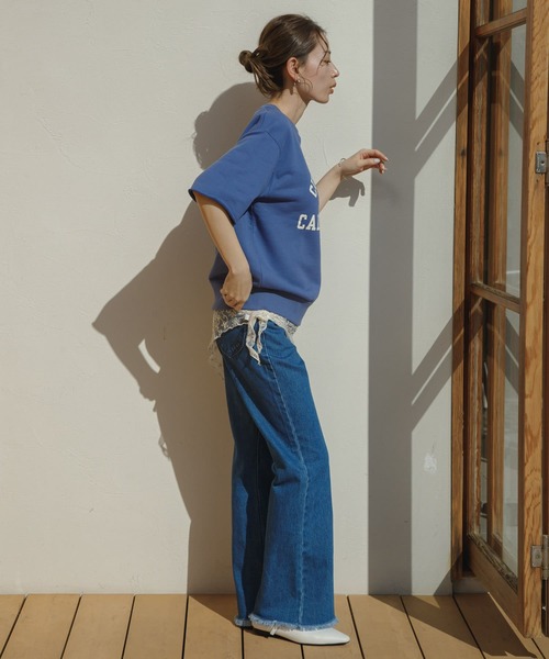 トレーナー スウェット 「別注」Champion×Sonny Label　ロゴスウェットTシャツ レディース Champion トレーナー スウェット 「別注」Champion×Sonny Label