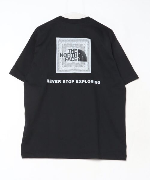 【Lサイズ】新品 ノースフェイス BANDANA バンダナ Tシャツ ブラック THE NORTH FACE ノースフェイス Tシャツ 半袖 メンズ レディース