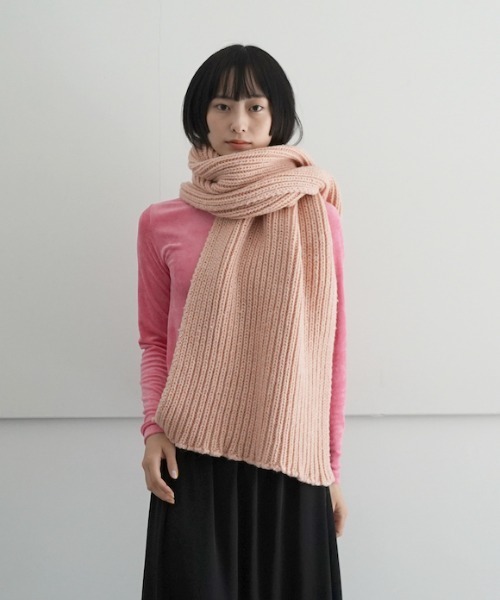 新品未使用　baserange ストール ブラック マフラー　ベースレンジ BASERANGE（ベースレンジ） マフラー FREE ブラック レディース