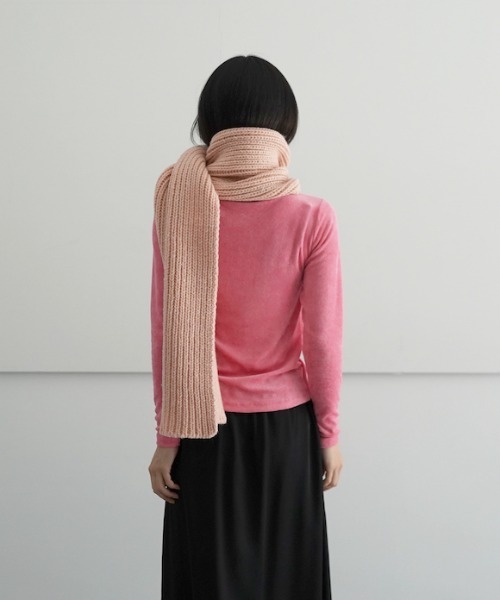 「BASERANGE」 マフラー ONE SIZE ブラック レディース_画像4