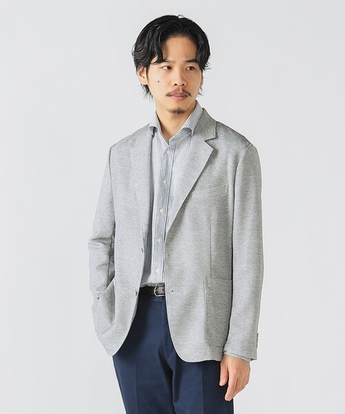 極美品✨️BEAMS HEART チェック テーラードジャケット ネイビー XL BEAMS HEART ジャケット テーラードジャケット 「ウォッシャブル