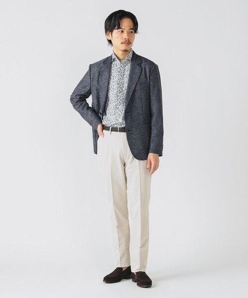 ビームス BEAMS HEART テーラードジャケット ブレザー 紺 48 L 3