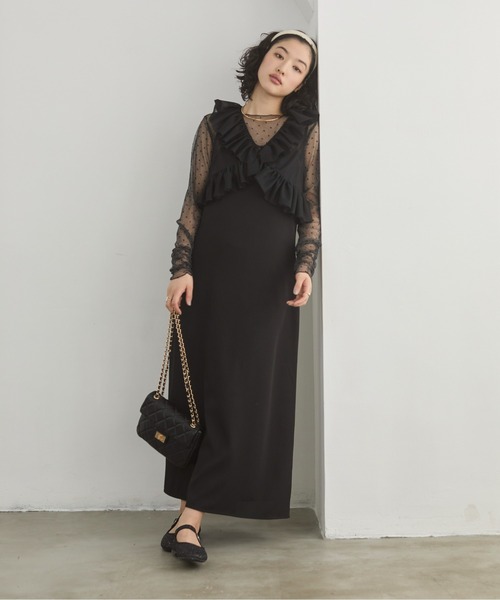 tシャツ フロッキーチュールカットトップ レディース フロッキーチュールカットトップ(508389084)｜阪急百貨店公式