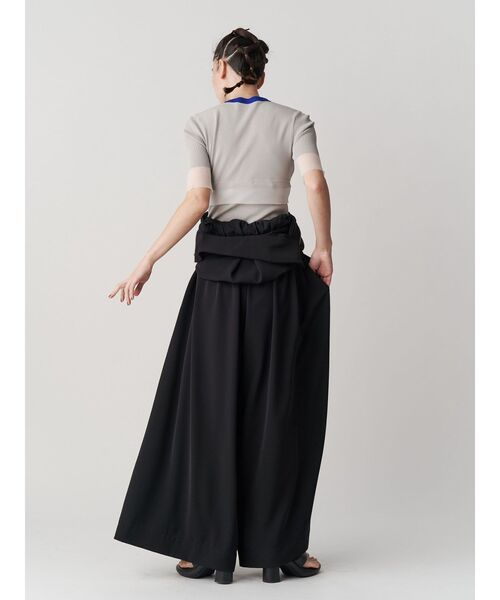 UN3D. ニット セーター COLOR BLOCK SHEER TOP / カラーブロック