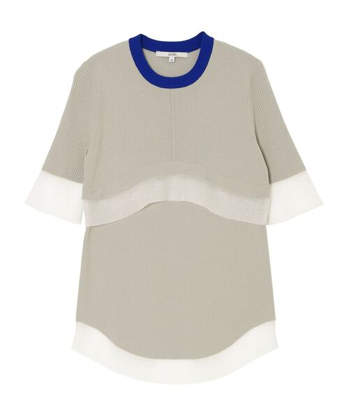 UN3D. カラーブロック長袖ニット UN3D. ニット セーター COLOR BLOCK SHEER TOP / カラーブロック