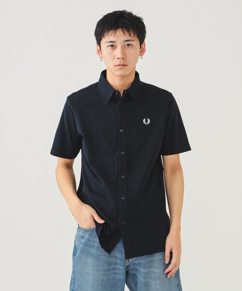 FRED PERRY シャツ 「別注」FRED / 鹿の子 ショートスリーブ