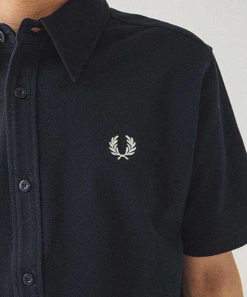 fred perry ショートスリーブシャツ Fred Perry ショートスリーブ シャツ | ブルー | FARFETCH JP