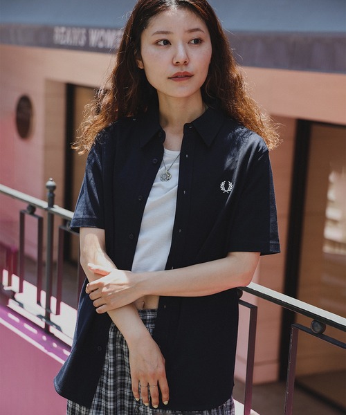 FRED PERRY 鹿の子シャツ Lサイズ FRED PERRY｜フレッドペリー 鹿の子 ポロシャツ “The Fred Perry