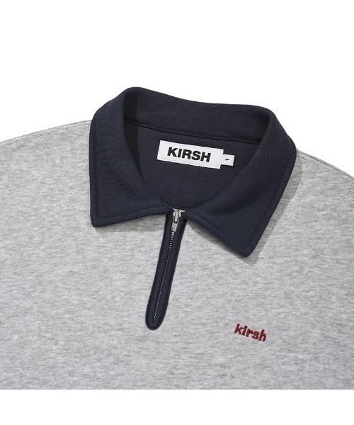 トレーナー スウェット KIRSH OPEN COLLAR SWEATSHIRT キルシー オープンカラー スウェット レディース トレーナー スウェット KIRSH OPEN COLLAR SWEATSHIRT キルシー