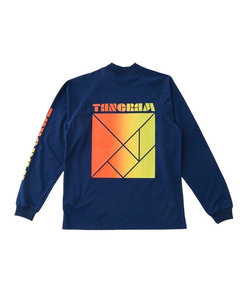 メンズウェア TANGRAM / GRADATION LOGO AIR MOCKNECK TANGRAM tシャツ GRADATION LOGO AIR MOCKNECK TEE メンズ