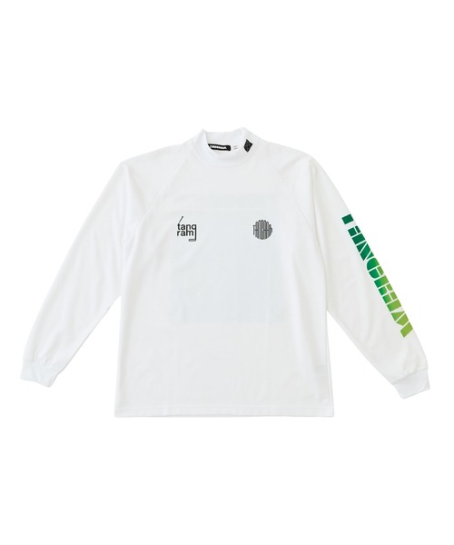メンズウェア TANGRAM / GRADATION LOGO AIR MOCKNECK TANGRAM tシャツ GRADATION LOGO AIR MOCKNECK TEE メンズ
