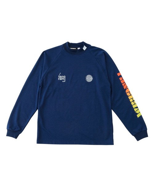 メンズウェア TANGRAM / GRADATION LOGO AIR MOCKNECK TANGRAM tシャツ GRADATION LOGO AIR MOCKNECK TEE メンズ